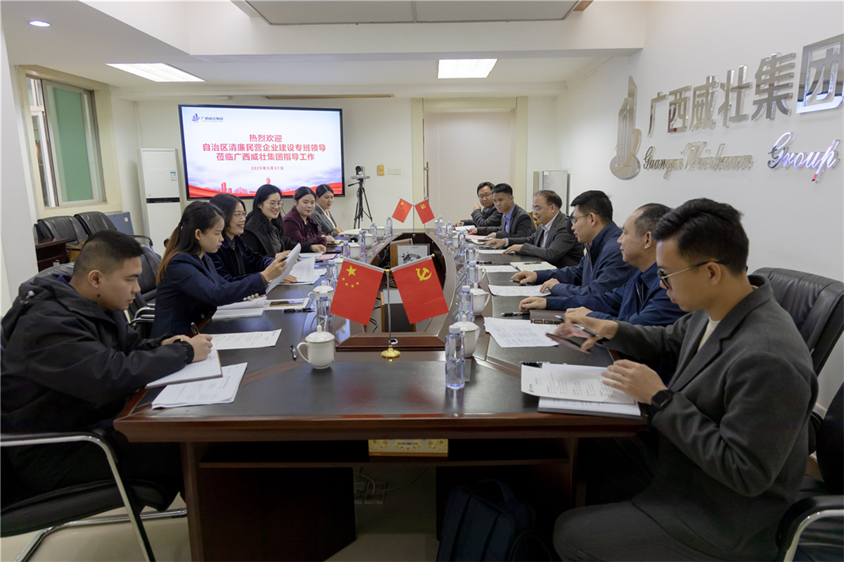 自治区清廉民企建设专班在广西威壮集团调研座谈.png